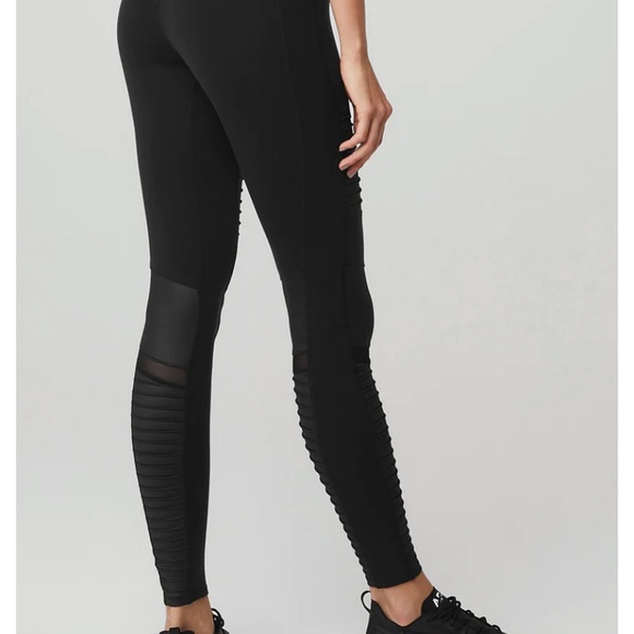 ALO High-Waist Moto Leggings, NWOT, XS - Picture 5 of 5